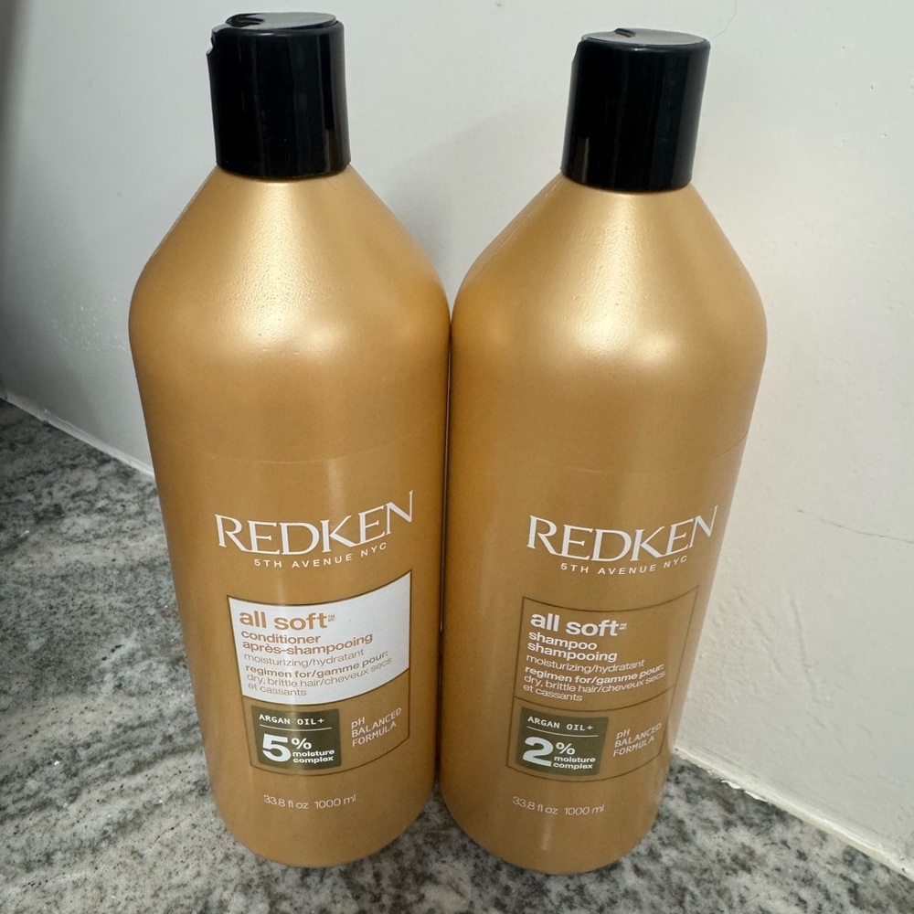 Redken All Soft Shampoo and Conditioner